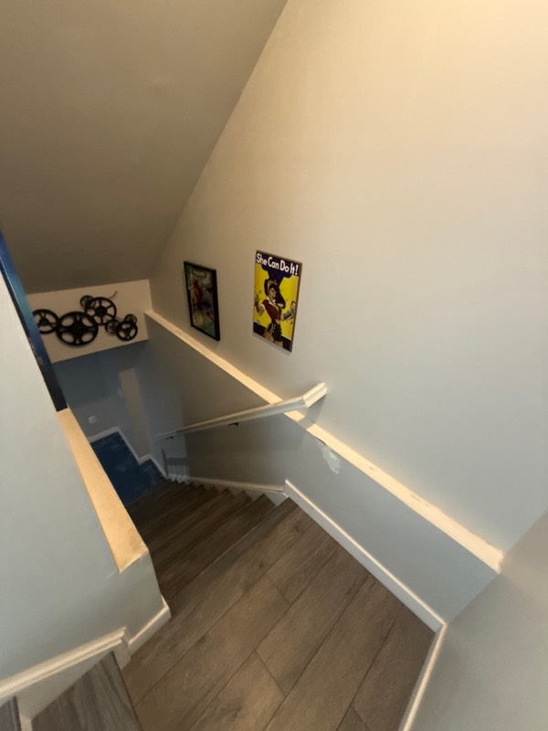 Eastern Prince William County finished basement after water extraction and structural drying