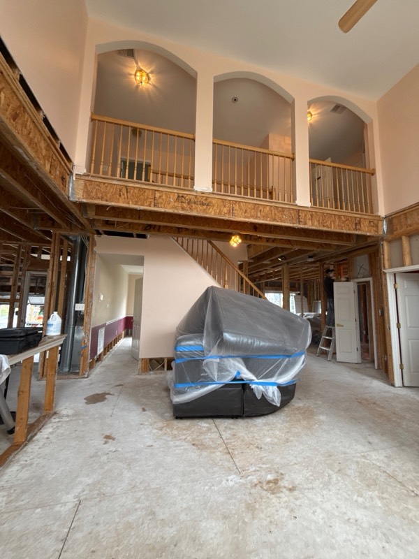Manassas, VA ceiling after water damage restoration and repair