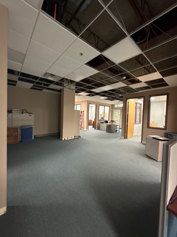 Tysons, VA commercial office after water damage dry-out