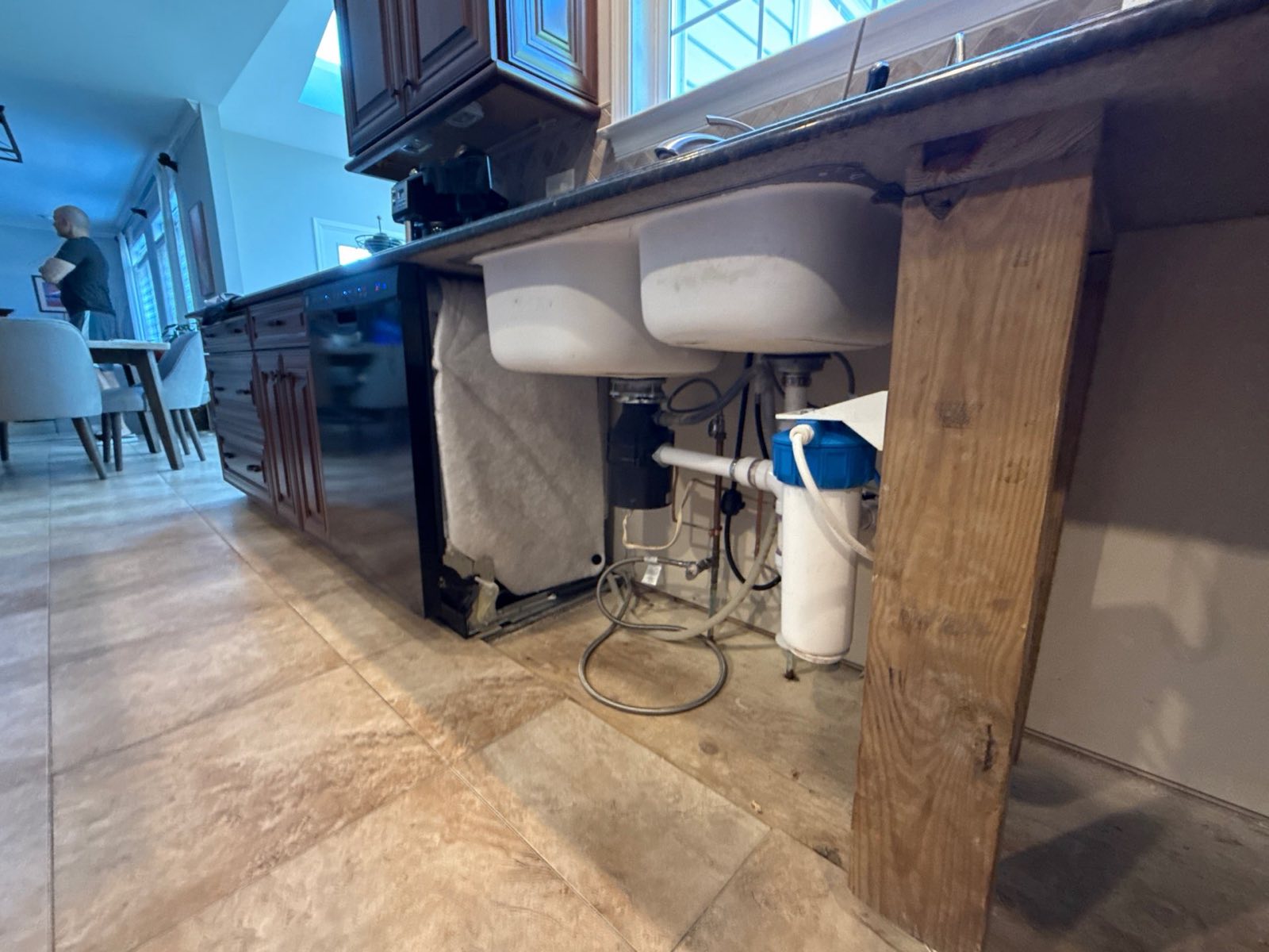 After restoration: flood cut demolition & structural drying on a documented Ashburn, VA restoration project by Restoration Doctor.