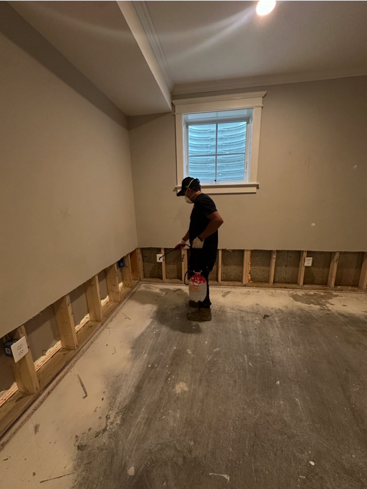 After restoration: flooded carpet extraction & structural drying on a documented Bethesda, MD restoration project by Restoration Doctor.