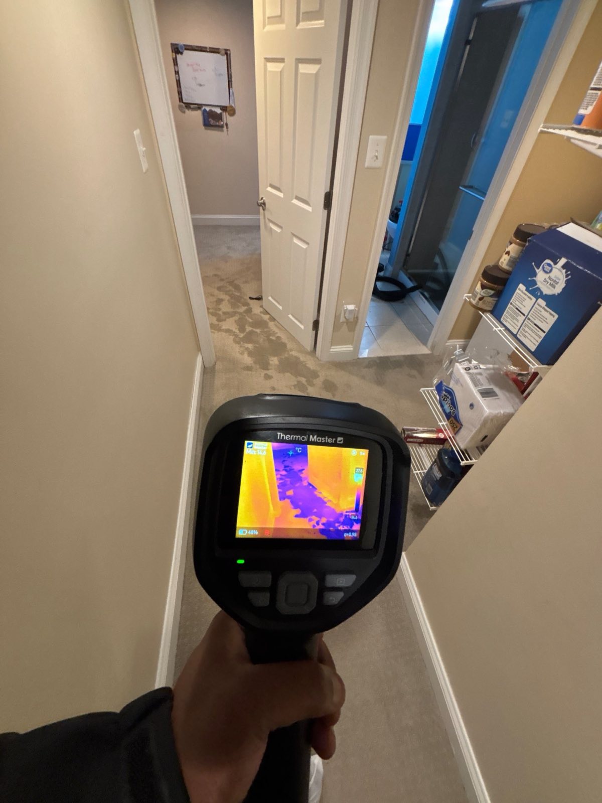Before photo: mold remediation project in Arlington, VA — documented initial conditions by Restoration Doctor