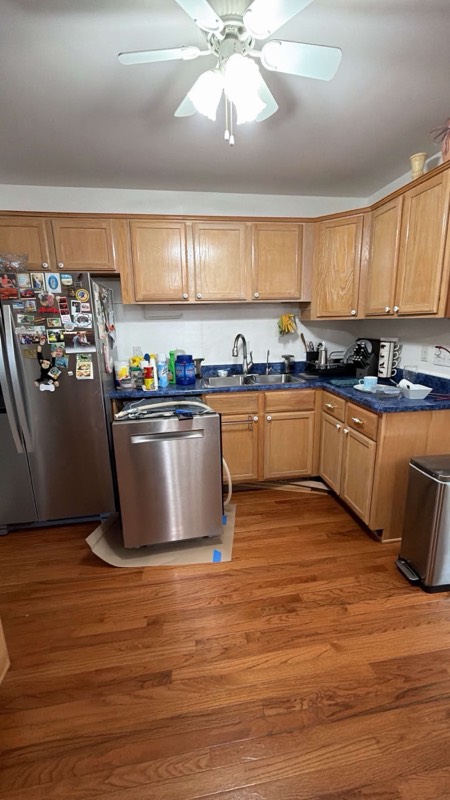 Eastern Prince William County interior after water extraction with contents protection