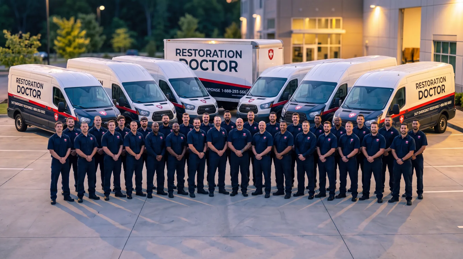 Uniformed Restoration Doctor crews and project managers who respond to water, fire, and mold losses across Northern Virginia, Maryland, and D.C.